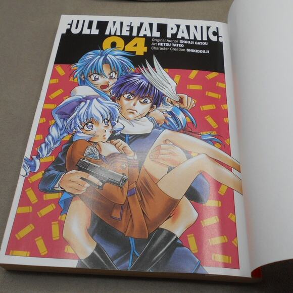 Full Metal Panic! Vol 4 English Manga Shouji Gatou 2004 - Picture 4 of 10